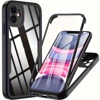 ราคา เคสโทรศัพท์ - ใช้ได้กับ Apple 18, 17 เคสโทรศัพท์และฟิล์มกันรอยหน้าจอแบบ -One 360 ครอบคลุมทั้งตัวด้านหน้าและด้านหลังแบบใส, เคส Iphone 16 Pro Max, เหมาะสำหรับ Apple 11, 12, 13, 14, 15 Pro (1759246700164