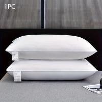 ราคา หมอนขนาดมาตรฐาน 1 ชิ้น สำหรับนอน - ขนาด 48x74 ซม. เนื้อผ้าโพลีเอสเตอร์นุ่ม เหมาะสำหรับทุกฤดู รองรับการนอนตะแคง/นอนคว่ำ หมอนหลายประโยชน์ ใช้ได้ในห้องนอน ห้อง เตียงเดี่ยว สีขาว ปลอกหมอนเรียบเนียน (17592