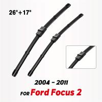 ราคา ที่ปัดน้ำฝนหน้ารถ Wiper LHD & RHD สำหรับ Ford Focus 2 ปี 2004 - 2011 ขนาด 26"+17" (17592536437619)