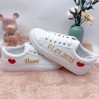 ราคา รองเท้าผ้าใบสั่งทำชื่อ/ข้อความ - เพิ่มชื่อของคุณเอง, วันเกิด/วันครบรอบ/เพื่อนเจ้าสาว/เพื่อนเจ้าบ่าว, รองเท้าผูกเชือกแบบต่ำเหมาะสำหรับงานอีเวนต์และชุดลำลอง - ที่น่าจดจำ (สำหรับ), รองเท้าผู้หญิง (175927