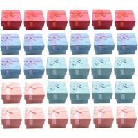 ราคา ชุดกล่อง 32 ชิ้น สำหรับแหวนและต่างหู เครื่องประดับ งานครบรอบ งานแต่งงาน วันเกิด 4 สี คริสต์มาส ฮาโลวีน (17592773098565)