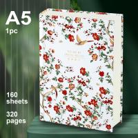 ราคา 1 ชิ้น, สมุดโน้ตปกแข็งลาย, หนา 320 หน้า, แพลนเนอร์ปั๊มร้อนสีทอง, สมุดบันทึกลายผีเสื้อสไตล์วินเทจ, สมุดภาพทำมือ, สมุดสเก็ตช์, สร้างสรรค์, ปีใหม่, คริสต์มาส (17592861673662)