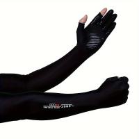 ราคา ถุงมือผ้าใยสักหลาดสำหรับฤดูร้อนสำหรับผู้ชาย, ถุงมือกันลื่นสำหรับเล่นไอซ์สเก็ต, ปั่นจักรยาน, ตกปลา, ขับรถ, กีฬา, กลางแจ้ง, ระบายเย็น, ปลอกแขนแบบสองนิ้ว, ช่องใส่โทรศัพท์ (17592231278636)