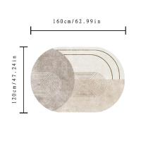 ราคา พรมปูพื้นห้องสไตล์วาบิ-ซาบิ มินิมอล, พรมขนปุยทรงรีสำหรับใช้ใน, เหมาะสำหรับโซฟาเหนือสไตล์นอร์ดิกและโต๊ะกาแฟ, พรมข้างเตียงห้องนอนแบบหนา (17592259847539)