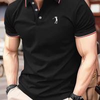 ราคา เสื้อโปโลแขนสั้นผู้ชายลายตะวันออกกลาง แขนสั้น ไซส์ใหญ่ ใส่ๆ ใส่เที่ยวเล่น ใส่ทำงาน ใส่ๆ เสื้อโปโลแขนสั้นผู้ชาย HU522 (17592493587825)