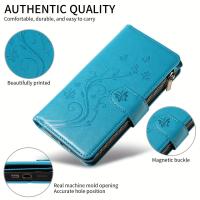ราคา เคสโทรศัพท์: เคสหนังสังเคราะห์สไตล์กระเป๋าสตางค์แบบนูนแม่เหล็กปิด กระเป๋าใส่เหรียญ ช่องใส่บัตร และสายคล้องข้อมือ เหมาะสำหรับ for A34/A54/A52/A32/A24/A22/A14/A13/S24/S23/S22/S21 FE Series (175927590871