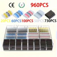 ราคา ชุดขั้วต่อไฟฟ้าทนทาน 960 ชิ้น - ขั้วต่อแบบต่อก้น, ขั้วต่อสายไฟแบบบัดกรีปิดผนึก และปลอกท่อสำหรับเรือ, ยานพาหนะ และรถจักรยานยนต์ - การเชื่อมต่อที่ปลอดภัยและเชื่อถือได้ (17592824207860)