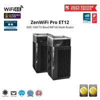 ราคา ASUS ZenWiFi Pro ET12 AXE11000 Tri Band WiFi6E Mesh Router (2PK) (20795150407)