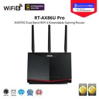 ราคา ASUS RT-AX86U Pro (AX5700) Dual Band WiFi6 Extendable Gaming Router, 2.5G Port, AiMesh Compatible (22067500936)