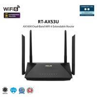 ราคา ASUS RT-AX53U (AX1800) Dual Band WiFi6 Extendable Router, AiMesh Compatible (23867512567)