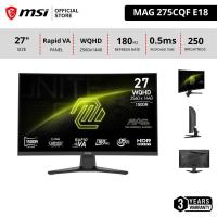 ราคา MSI MAG 275CQF E18 จอคอมพิวเตอร์ 2560 x 1440 (WQHD) Monitor (55306118101)