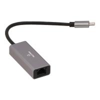 ตัวแปลง TECHPRO USB-C to LAN Gigabit Network Connector Silver Gray (8857881816044)