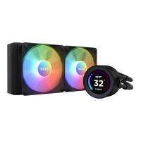 ราคา ชุดระบายความร้อนซีพียู NZXT CPU Liguid Cooling KRAKEN ELITE 240 RGB BLACK : RL-KR24E-B1 (810074842259)