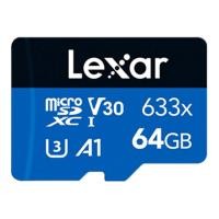 ราคา เมมโมรี่การ์ด Lexar MicroSDHC 64GB High Performance BL 633x Global (843367128891)