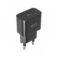 อะแดปเตอร์ QPLUS Wall USB Charger 1 USB-C (PD25W/PPS) Black (APP26) (TISI) (8856899941922)