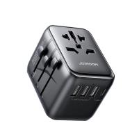ราคา หัวแปลงปลั๊กไฟ JOYROOM Universal Travel Adapter 17W JR-TCW01 Black (6956116701963)