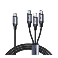 สายชาร์จ JOYROOM 3-in-1 Multifunctional Cable 30W Fast Charge Speedy 1.2M Black (SA21-1T3) (69561167