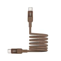 สายชาร์จ WHY USB-C to USB-C Magnetic Cable 65W 1.2เมตร Desert (UC-4041C) (8859703454083)