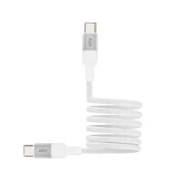 สายชาร์จ WHY USB-C to USB-C Magnetic Cable 65W 1.2เมตร White (UC-4041C) (8859703454076)