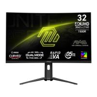 จอมอนิเตอร์ MSI MAG 321CUPDF Gaming Monitor (VA 4K 160Hz FHD 320Hz USB-C Curved) (4711377296878)