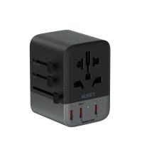 หัวแปลงปลั๊กไฟ AUKEY Travel Mate 35W GeN Universal Adapter with USB Ports (PA-TA07A) (689323787586)