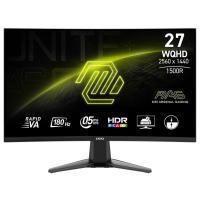 จอมอนิเตอร์ MSI MAG 27CQ6F Gaming Monitor (Rapid VA 180Hz 0.5ms, Curved 1500R) (4711377177962)