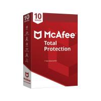 โปรแกรมแอนตี้ไวรัส McAfee Total Protection 10 Devices 1 Year (731944721279)