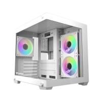 เคสคอมพิวเตอร์ DARKFLASH D275M M-ATX Panorama PC Case White (4711527004155)