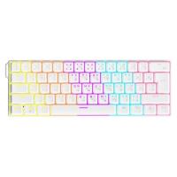 คีย์บอร์ดเกมมิ่ง Ajazz Gaming Keyboard NK61 White Wired Red Switch (6976412987427)