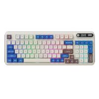 คีย์บอร์ดเกมมื่ง Royal Kludge Gaming Keyboard Z98 Latte Rainbow Switch (EN) (6977534870437)