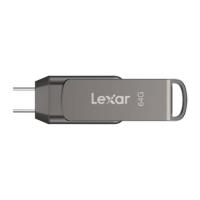 แฟลชไดร์ฟ Lexar Dual Drive D400 USB Type-C 64GB (843367129065)