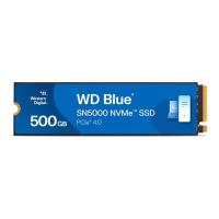 การ์ดเอสเอสดี WD 500GB Blue SN5000 SSD M.2 PCle Gen4 R5000MB/s W4000MB/s (WDS500G4B0E-00CNZ0) 5Year 