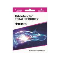 ราคา โปรแกรมแอนตี้ไวรัส Bitdefender Total Security 1 Year 5 Devices (POSA) (5949958313341)