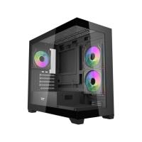 เคสคอมพิวเตอร์ DARKFLASH DS900M M-ATX PC Case Black (4711527004162)