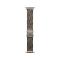 Apple Watch 49mm Natural Titanium Milanese Loop - Large (195950659436)