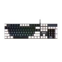 คีย์บอร์ดเกมมิ่ง Jedel Gaming Keyboard KL95BR Full Mechanical Keyboard 104 key Black/White (EN) (697