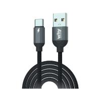สายชาร์จ WHY USB-A to USB-C Alpha 2 เมตร Gray (UC-1262C) (8859095888855)