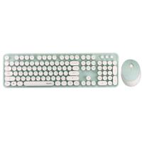 เมาส์และคีย์บอร์ดไร้สาย MOFii Wireless Mouse + Keyboard Sweet Green (6950125747141)