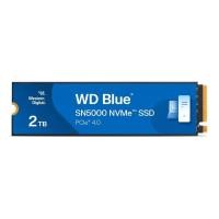 การ์ดเอสเอสดี WD 2TB Blue SN5000 SSD M.2 PCle/Nvme Gen4 R5150MB/s W4850MB/s (WDS200T4B0E-NVME) - 5 Y