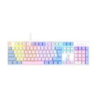 คีย์บอร์ดเกมมิ่ง Fantech Mechanical MK889 Pro Purple&White (Blue Switch) (6977052252913)