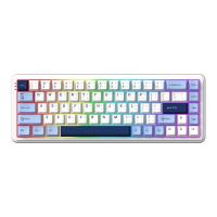 คีย์บอร์ดเกมมิ่ง Ajazz Gaming AK680Max HEHifi Tri-Mod RGB Cloud High - Magnetic Switch (697641298501