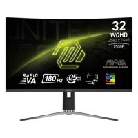 จอมอนิเตอร์ MSI MAG 32CQ6PF Gaming Monitor (Rapid VA 2K 180Hz 0.5ms Curved 1500R) (4711377252645)