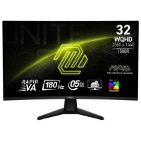 จอมอนิเตอร์ MSI MAG 32CQ6F Gaming Monitor (Rapid VA 2K 180Hz 0.5ms Curved 1500R) (4711377220842)