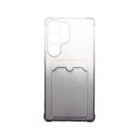 ราคา เคส QPLUS Samsung S25 Ultra Card Holder Gradient Black (8858879380165)