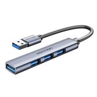 ราคา Vention Port Hub USB-A to 4xUSB 3.0 (CKOHB) Gray (6922794773271)