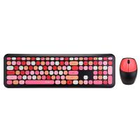 ราคา เมาส์และคีย์บอร์ดไร้สาย MOFii Wireless Mouse + Keyboard Silent Lollipop Mixed Black (TH/EN) (6950125749497)