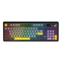 คีย์บอร์ดเกมมิ่ง Ajazz AK980 V2 LCD Starry night Maila Switch (6976412986512)