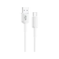 สายชาร์จ WHY USB-A to USB-C 3A Jello 1.5M White (UC-4223C) (8859703455653)