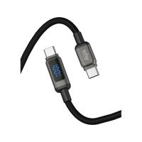 สายชาร์จ WHY USB-C to USB-C 100W Delta 1.2M Black (UC-1441C) (8859703455295)