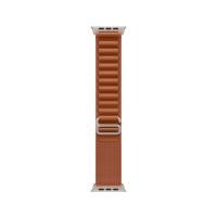 ราคา Apple Watch 49mm Terra Cotta Alpine Loop - Large - Natural Titanium Finish (195950575026)